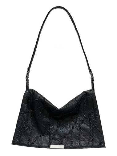 Buckle Strap Shoulder Bag Black - NOSCENT - BALAAN 1