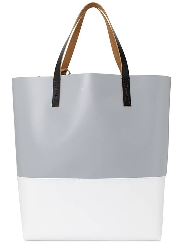 Tribeca Shopping Tote Bag Gray Beige - MARNI - BALAAN 5