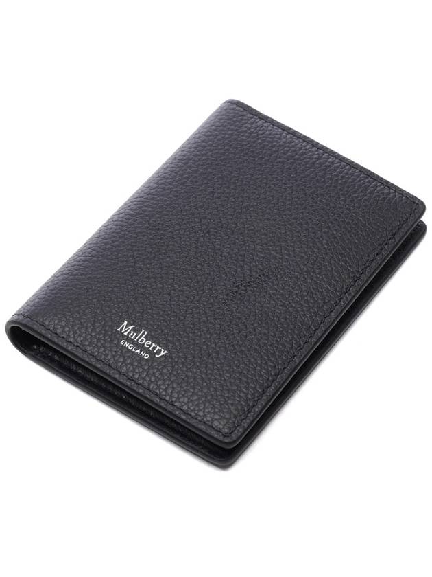 Heritage Vertical Card Wallet Black - MULBERRY - BALAAN 6