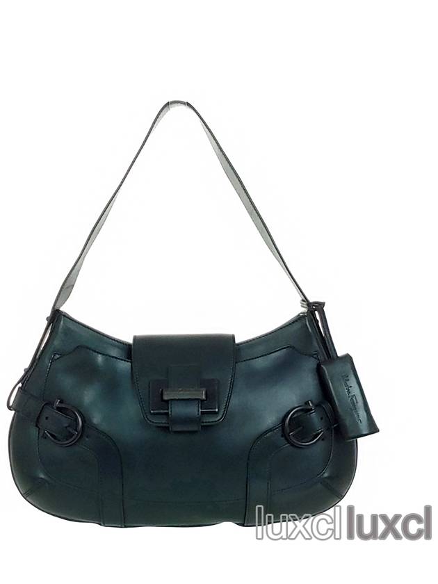 Ferragamo Gancini hobo leather shoulder bag - SALVATORE FERRAGAMO - BALAAN 2