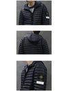 Loom Woven Chambers Down Padding Dark Navy - STONE ISLAND - BALAAN 6