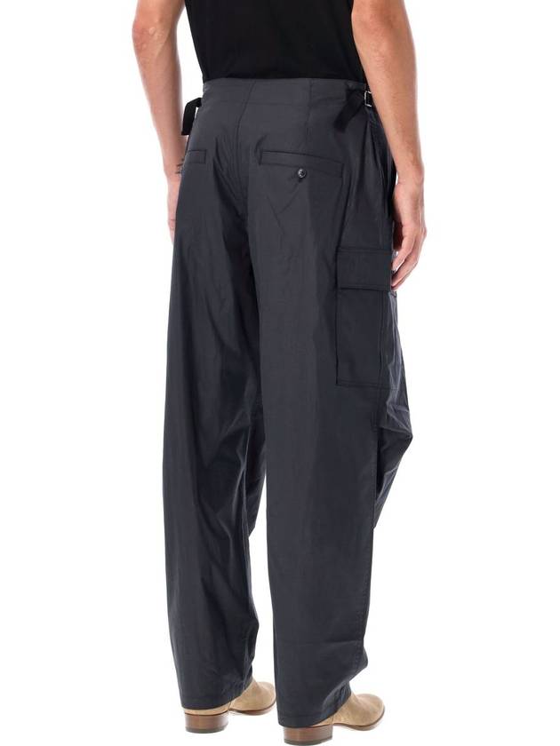 Caleb cargo straight pants black - ISABEL MARANT - BALAAN 3