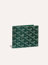 Victoire Wallet Green In Canvas And Calfskin - GOYARD - BALAAN 2