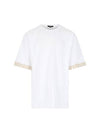 Greca Gym Logo Crew Neck Short Sleeve T-Shirt White - VERSACE - BALAAN 2