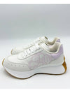 Logo Low Top Sneakers White Pink - ALEXANDER MCQUEEN - BALAAN 6