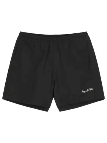 word mark shorts pants black - MUSEUM OF PEACE & QUIET - BALAAN 1