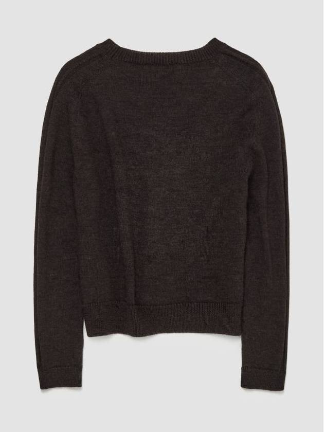 Merino Wool Knit Top Brown - OUR LEGACY - BALAAN 6