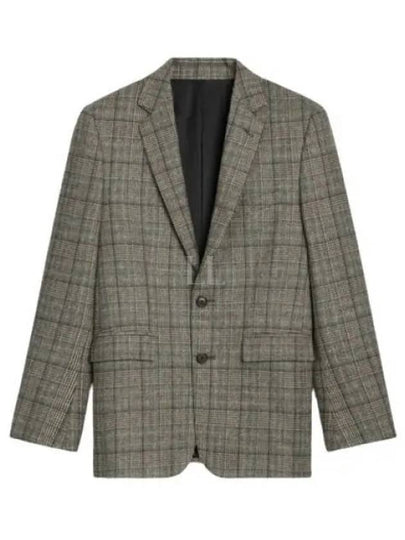 Prince Of Wales Wool Jacket - CELINE - BALAAN 2