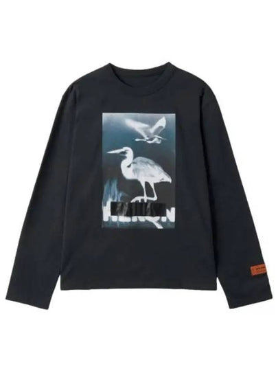 Long Sleeve T-Shirt HMAB026S23JER001 1001 - HERON PRESTON - BALAAN 2