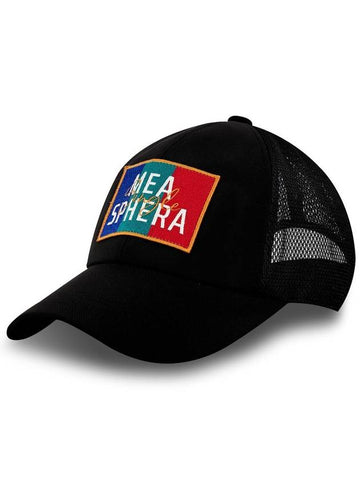 FLAG PATCH TRUCKER CAP BLACK - MEASPHERA - BALAAN 1