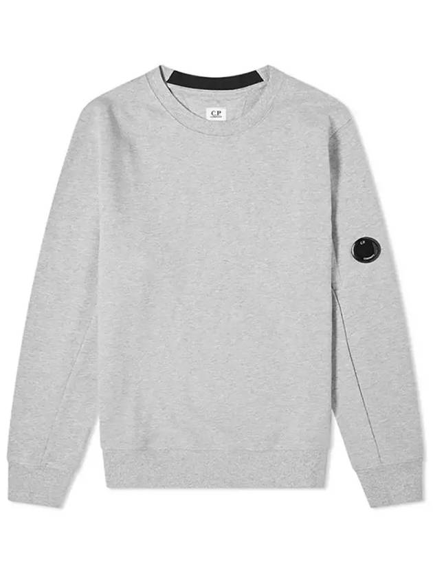 Diagonal Raised Fleece Sweatshirt Grey Melange - CP COMPANY - BALAAN 2