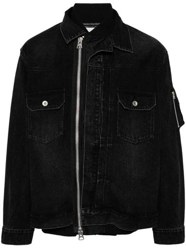 Twill denim jacket SCM205 - SACAI - BALAAN 1