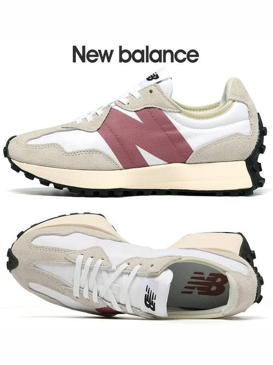 327 Low Top Sneakers Light Grey Rose - NEW BALANCE - BALAAN 2