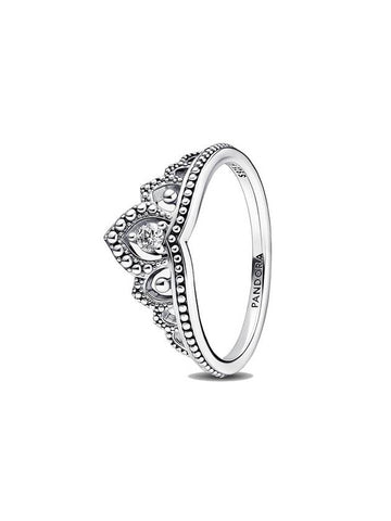 Regal Beaded Tiara Ring Silver - PANDORA - BALAAN 1