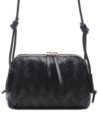 Intrecciato Concert Pouch Bag Black - BOTTEGA VENETA - BALAAN 2