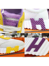 Bouncing Mesh Low Top Sneakers White Purple - HERMES - BALAAN 6