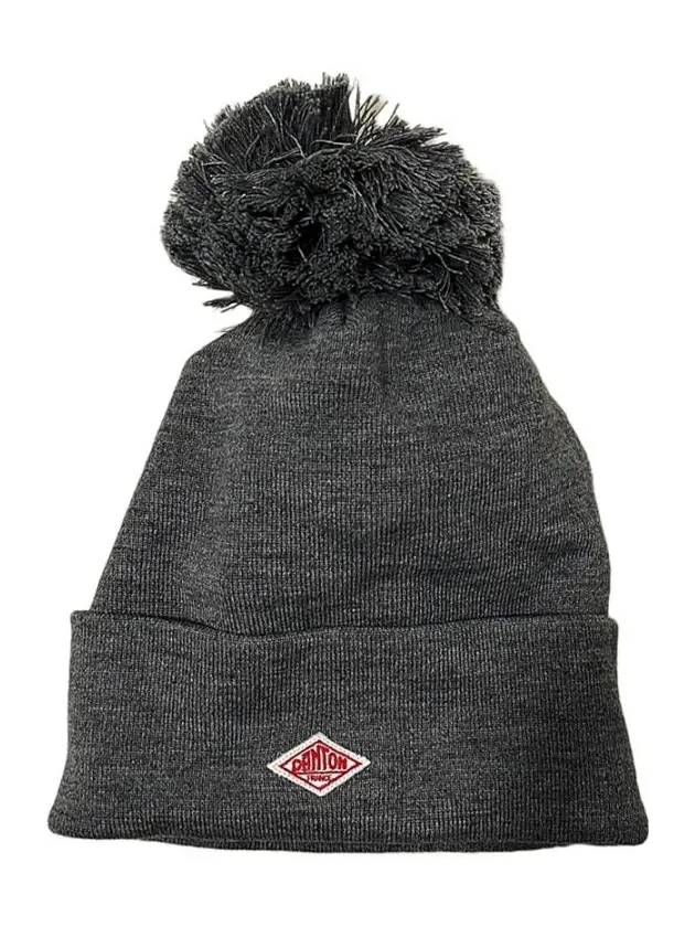 DTH0117 AWR GRAY FOAM BEANIE KNIT HAT - DANTON - BALAAN 1