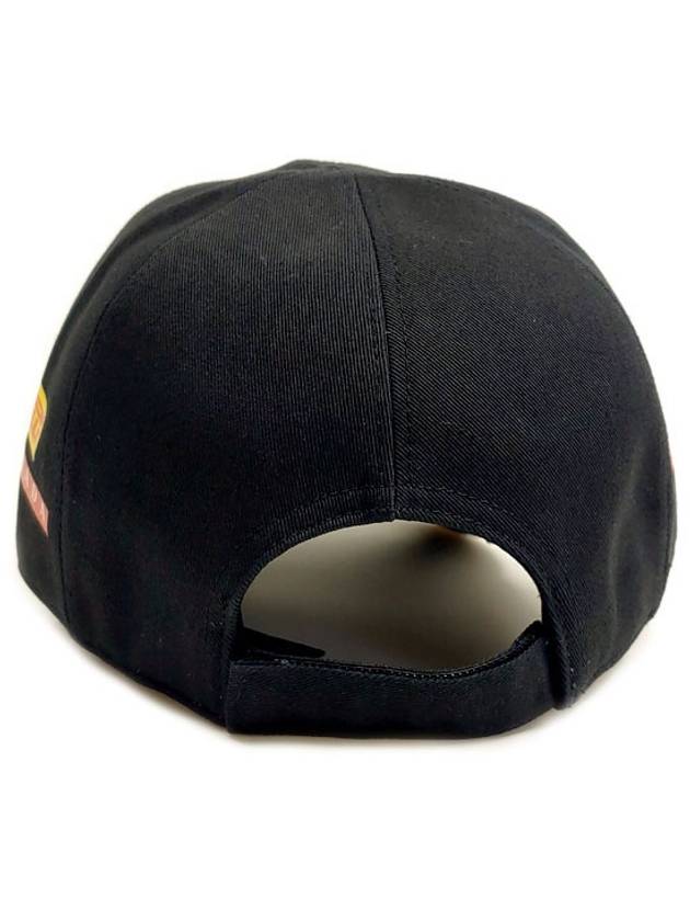 Pirelli Fabric Ball Cap Black - PRADA - BALAAN.