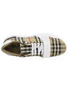 Vintage Check Suede Leather Sneakers Archive Beige - BURBERRY - BALAAN 4