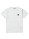 Short Sleeve Tee 24113 A0001 Cotton Jersey Slim Fit Men s - STONE ISLAND - BALAAN 1