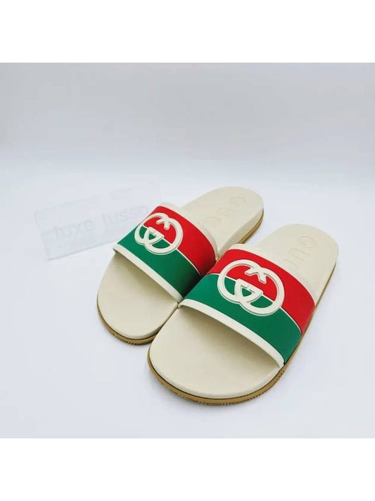 Interlocking G Slippers Orange - GUCCI - BALAAN 2