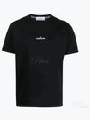 Stamp Two Print Short Sleeve T-Shirt Black - STONE ISLAND - BALAAN 2