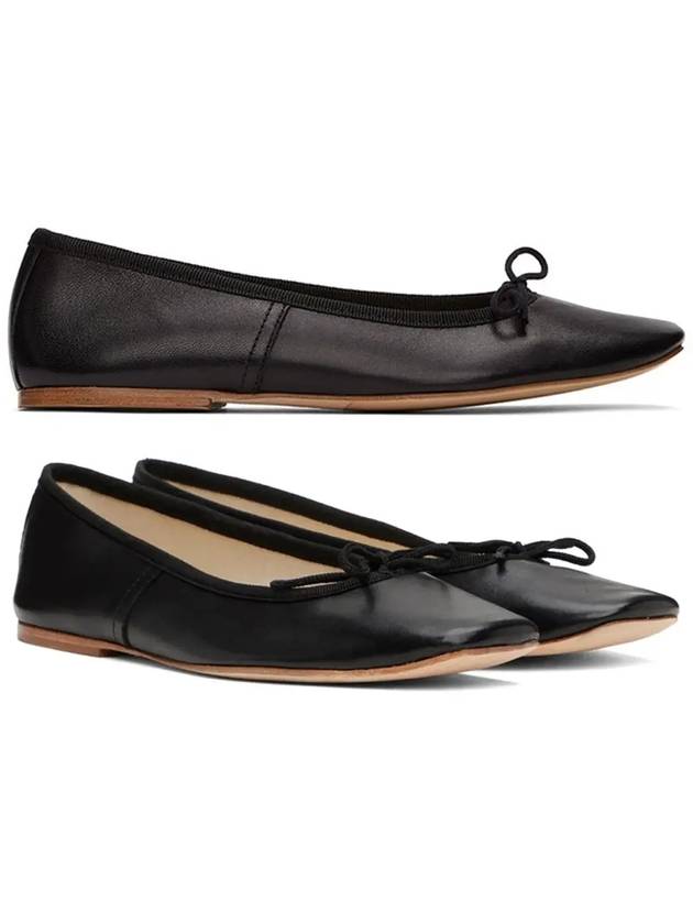 Women's Leah Flat Ballerina Shoes Black - A.P.C. - BALAAN 2