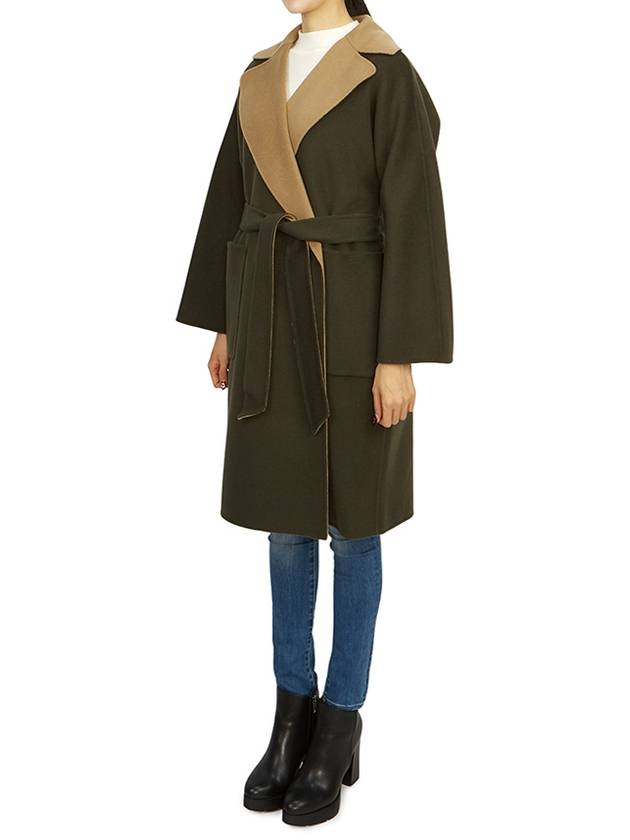 Reversible Single Coat Green - MAX MARA - BALAAN 4