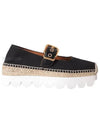 Petal Canvas Espadrilles Black - MARNI - BALAAN 2