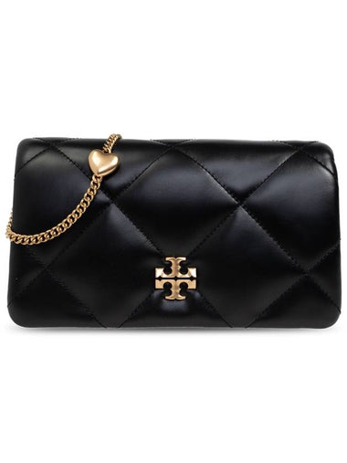 Tory Burch Wallet Kira On A Strap, Women's, Black - TORY BURCH - BALAAN 1