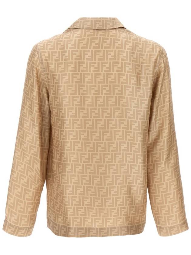 Fendi Ff Silk Shirt - FENDI - BALAAN 2