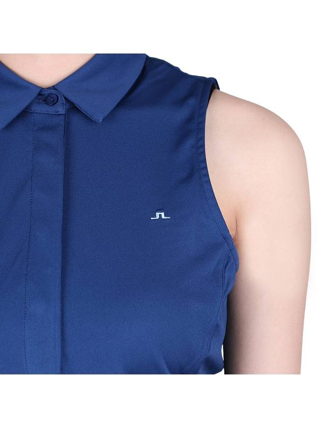 Women's Dena Golf Sleeveless Blue - J.LINDEBERG - BALAAN 7