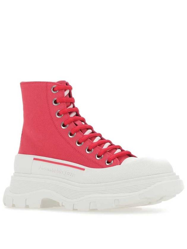 Tread Slick High Top Sneakers Fuchsia - ALEXANDER MCQUEEN - BALAAN 3