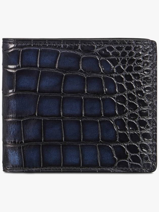 Makore Alligator Leather Bicycle Wallet - BERLUTI - BALAAN 1