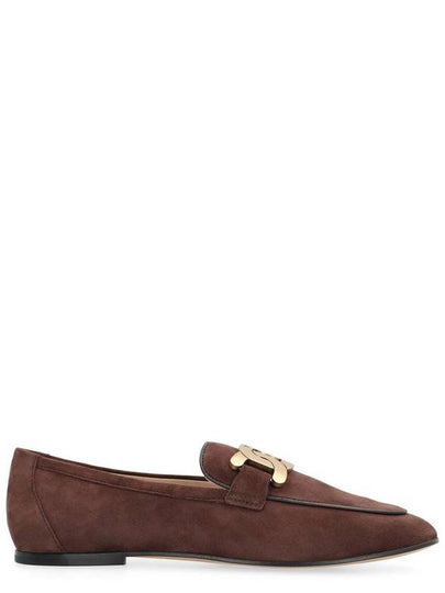 Women's Kate Suede Loafers Brown - TOD'S - BALAAN 2