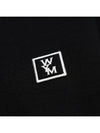 Women's Back Logo Crew Neck Sweatshirt Sweatshirt Black M233TS27715B - WOOYOUNGMI - BALAAN 3