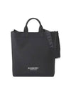 Logo Print Nylon Artie Tote Bag Black - BURBERRY - BALAAN 2