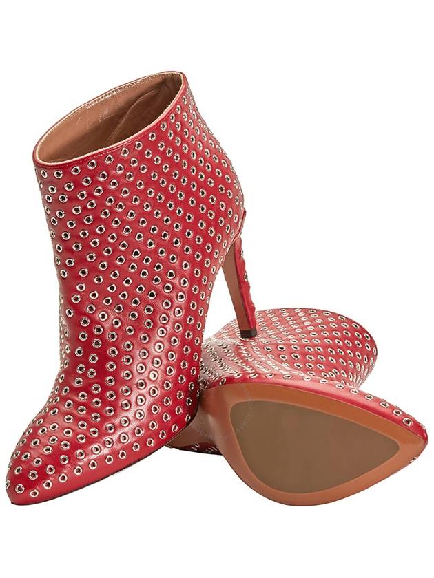 Alaia Ladies Red 90 Boot Allover Rivet Caf, Brand Size 35 ( US Size  5 ) - ALAIA - BALAAN 2