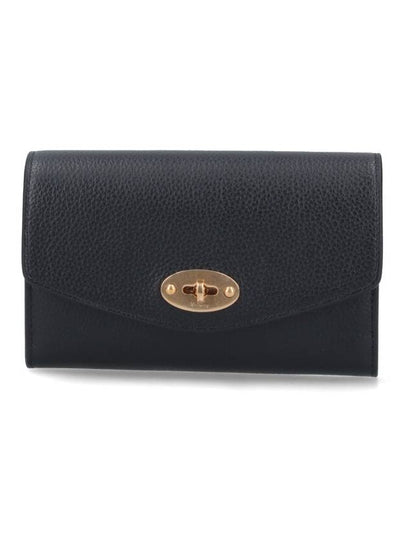 Darley Small Classic Grain Medium Wallet Black - MULBERRY - BALAAN 2