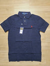 Custom slim fit navy PK pique shirt collar tee - POLO RALPH LAUREN - BALAAN 4