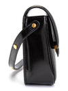 Robinson Spazzolato Convertible Logo Shoulder Bag Black - TORY BURCH - BALAAN 4