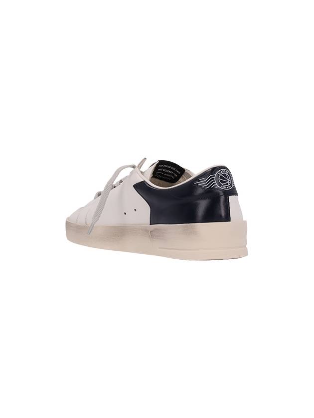 Stardan Black Tab Low Top Sneakers White - GOLDEN GOOSE - BALAAN 4