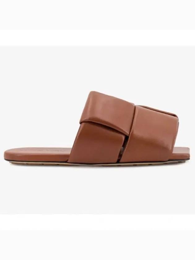 Men's Patch Mule Slippers Caramel - BOTTEGA VENETA - BALAAN 2