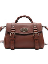 Alexa Heavy Grain Mini Tote Bag Chestnut - MULBERRY - BALAAN 2