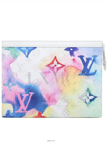 Limited Edition Clutch Monogram Watercolor M80460 Pochette Voyage - LOUIS VUITTON - BALAAN 1