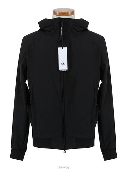 Shell Lens Hooded Jacket Black - CP COMPANY - BALAAN 2