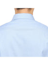 Men's Cotton Long Sleeve Shirt Blue - GUCCI - BALAAN 8