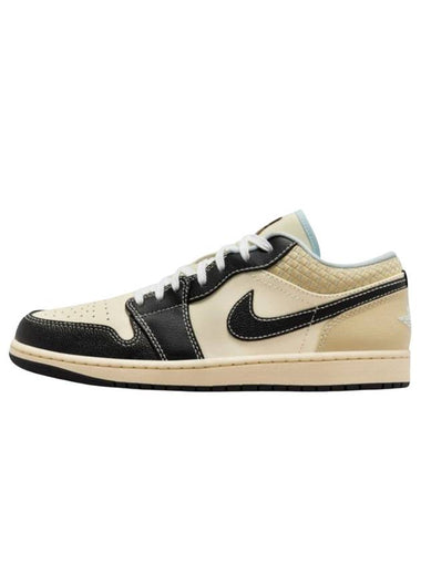 Air Jordan 1 SE Low Top Sneakers Coconut Milk - NIKE - BALAAN 1