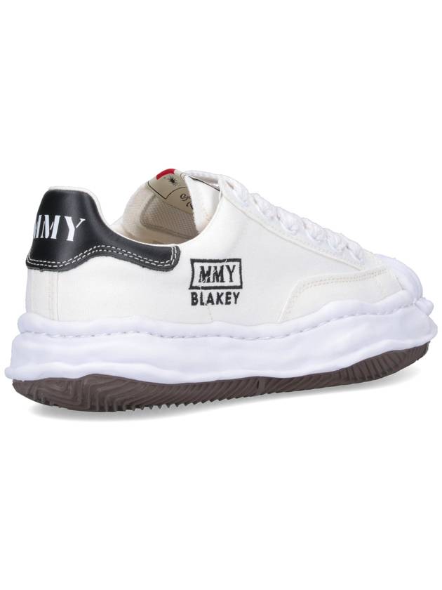 Blakey OG Sole Canvas Low Top Sneakers White - MAISON MIHARA YASUHIRO - BALAAN 5