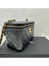 24 Year Mini Bag New Season Vanity Caviar Gold Black - CHANEL - BALAAN 2